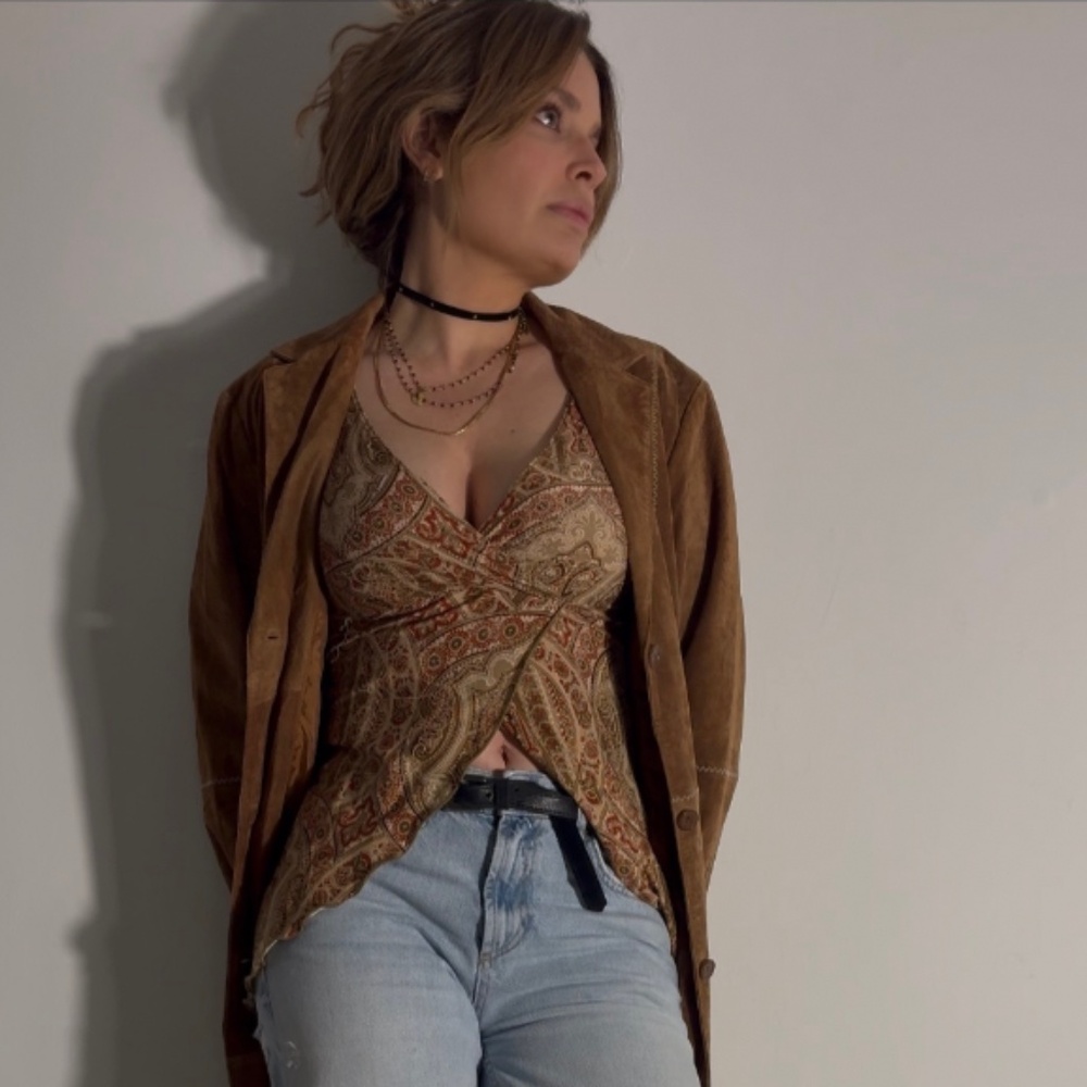 vintage Moa Moa Paisley Top size M